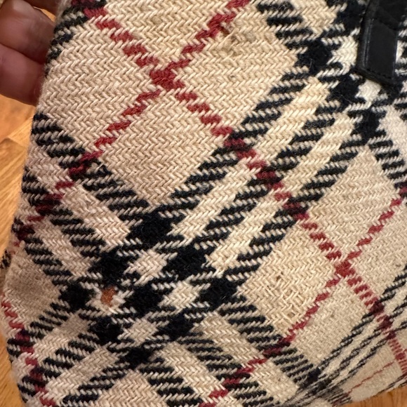 Burberry Checkered Wool Tote bag - Picture 4 of 15